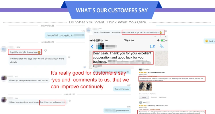 WHAT'S OUR CUSTOMERS SAY